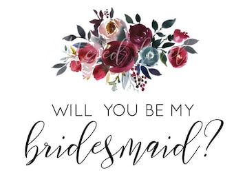 Ga Curtis upon Etsy image about Free Printable Bridesmaid Proposal known as Ga Curtis upon Etsy